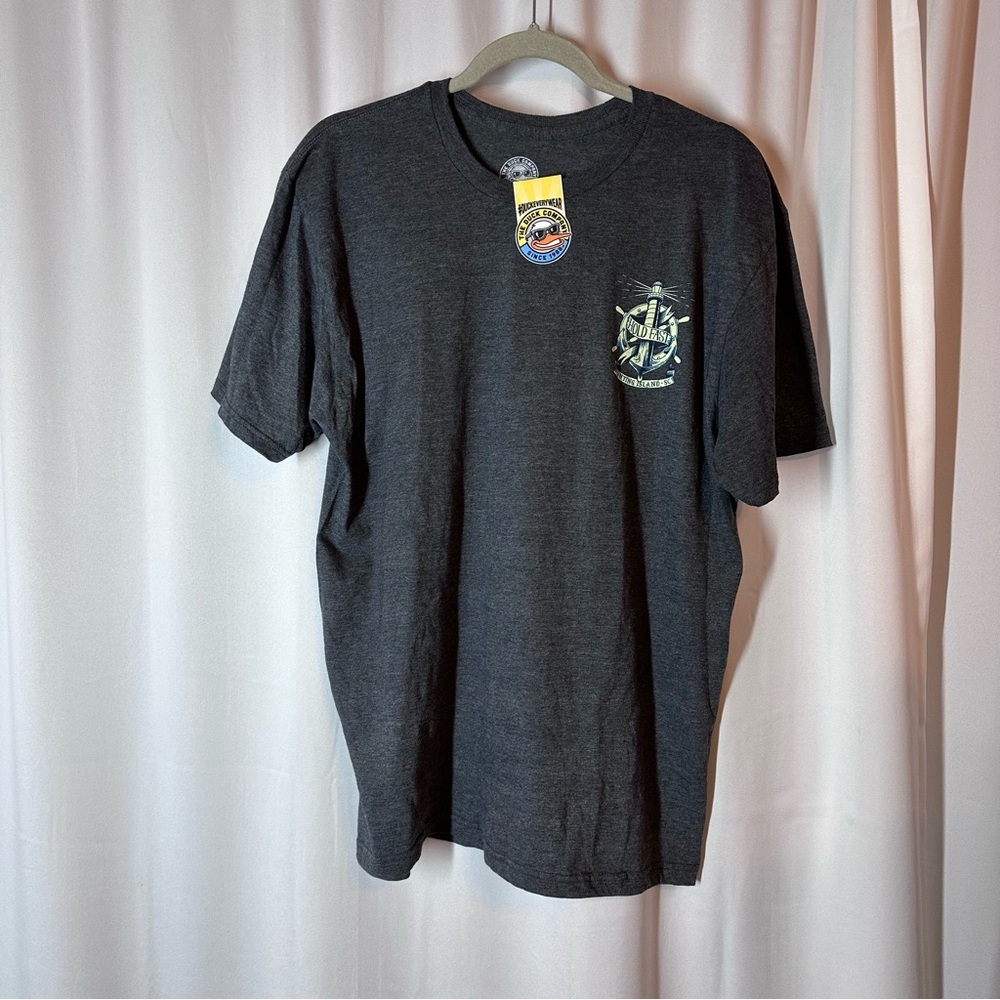 The Duck Company Shirt ‘Hold Fast | Hunting Island SC’ Size Large Brand‎ New